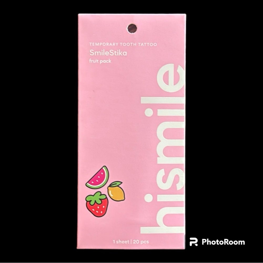 NWT | HiSmile SmileStika | Temporary Tooth Tattoos | Fruit Pack